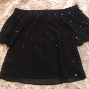 Rhinestone blouse